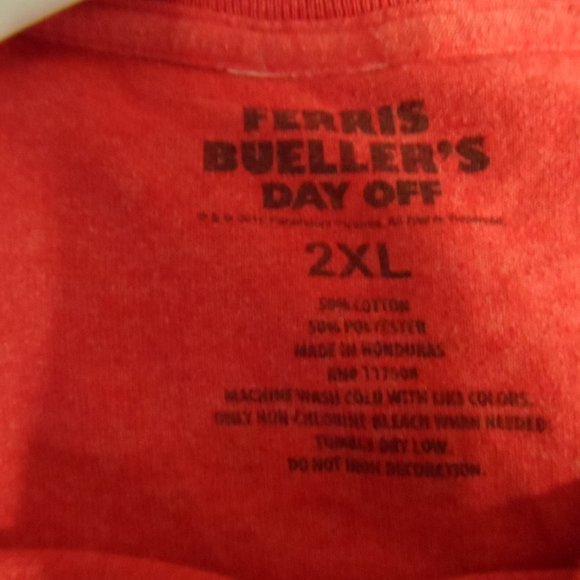 NWT Red Save Ferris T-Shirt Size 2XL - Picture 3 of 5